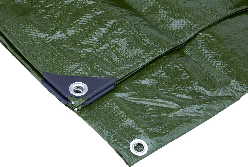 Gewebe-Abdeckplane 2 x 3 m 90g/m² grün