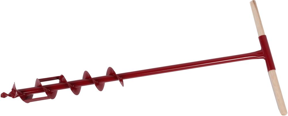 Erdlochbohrer 90mm / 105cm m. HolzgriffFloraworld