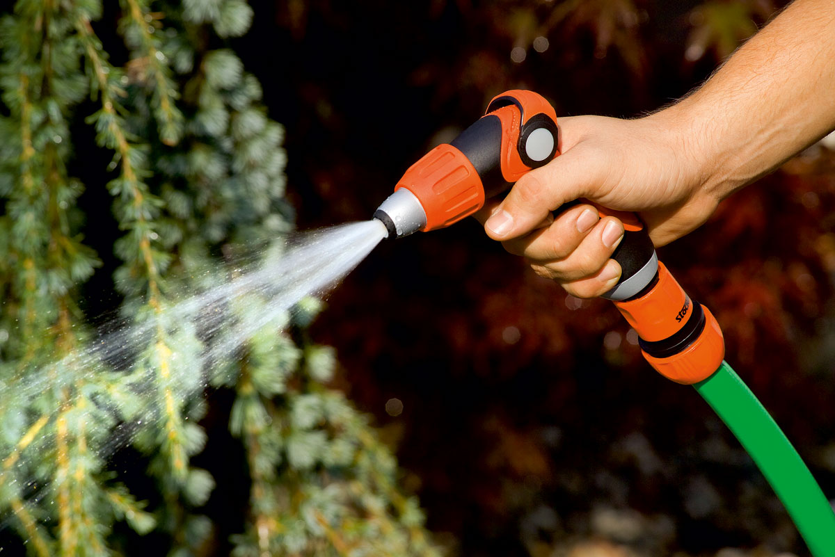 Stocker Gießpistole mit regulierbarem Jetstrahl