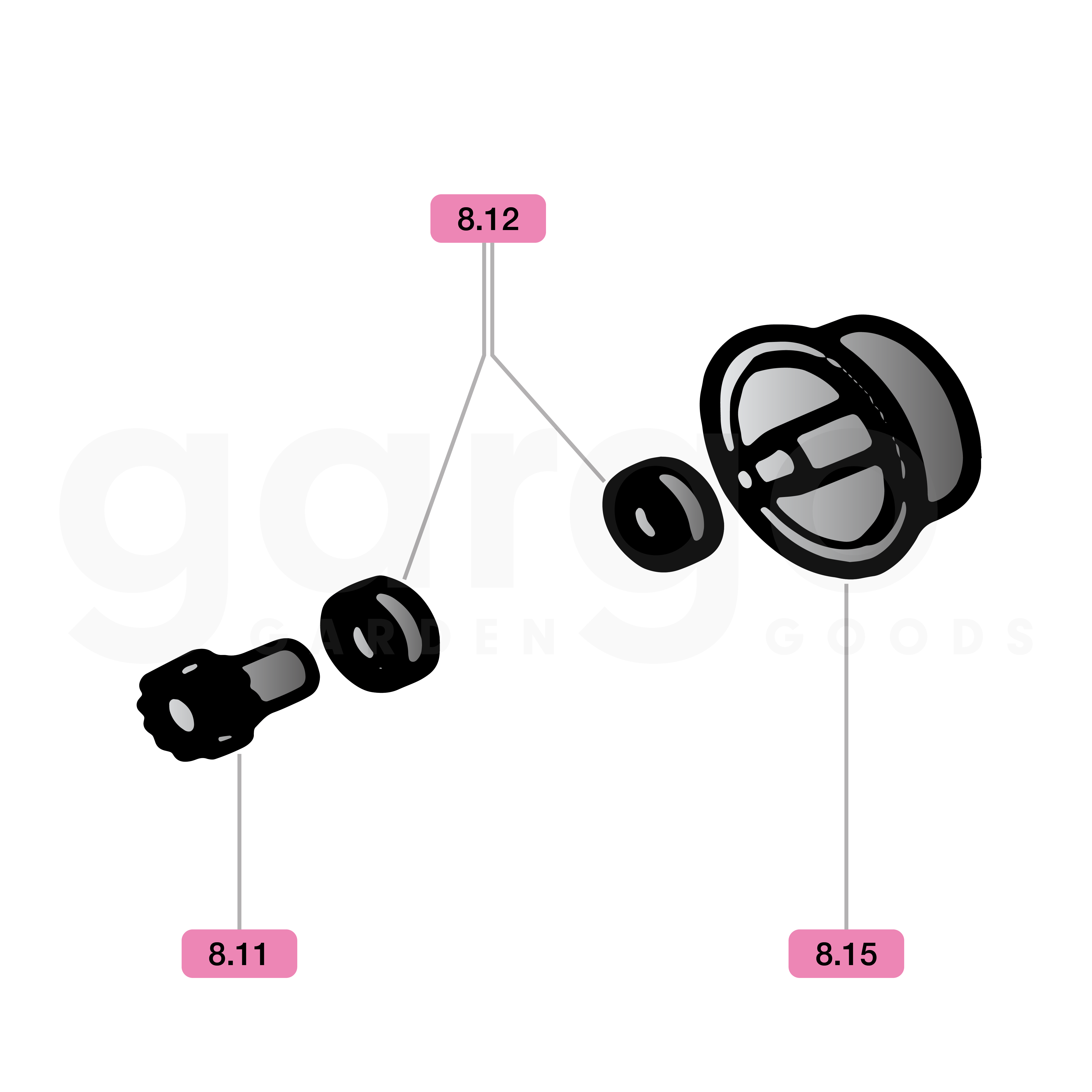 Set Walzenaufnahme 375/XX7