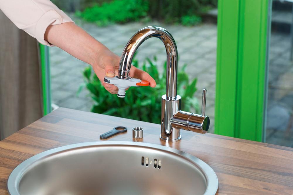 Hahnverbinder f. Indoor-Wasserhähne 18210-20