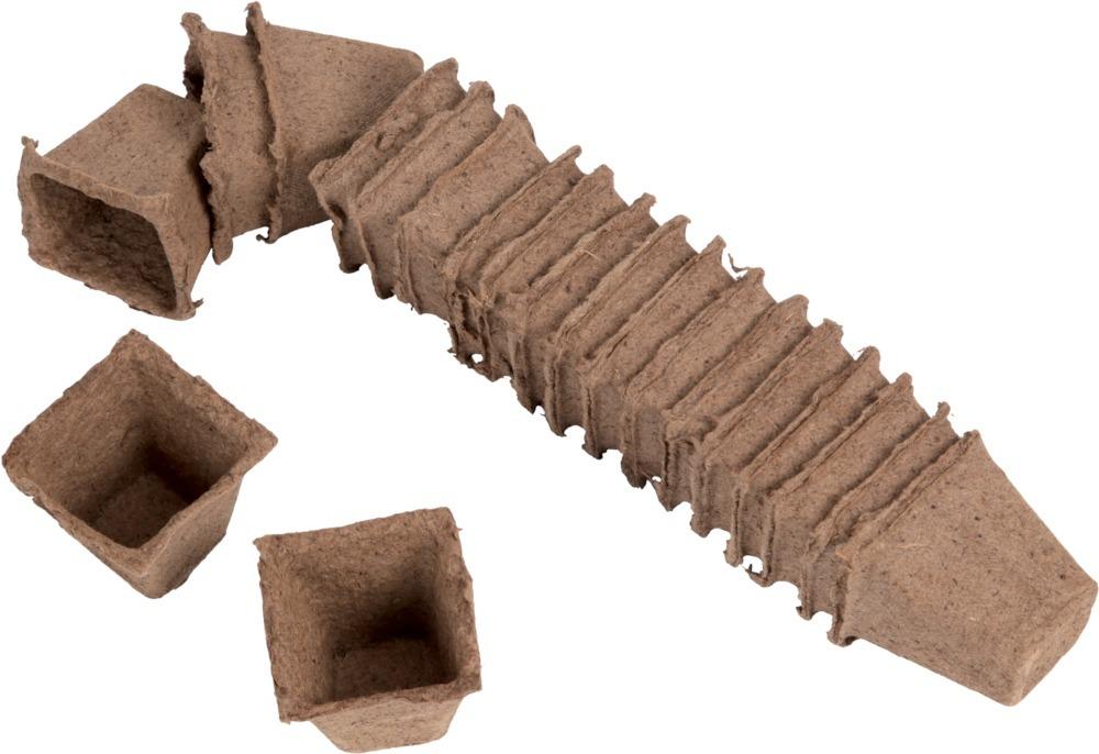 Anzuchttöpfe 6x6cm 20 Stk. Eckig