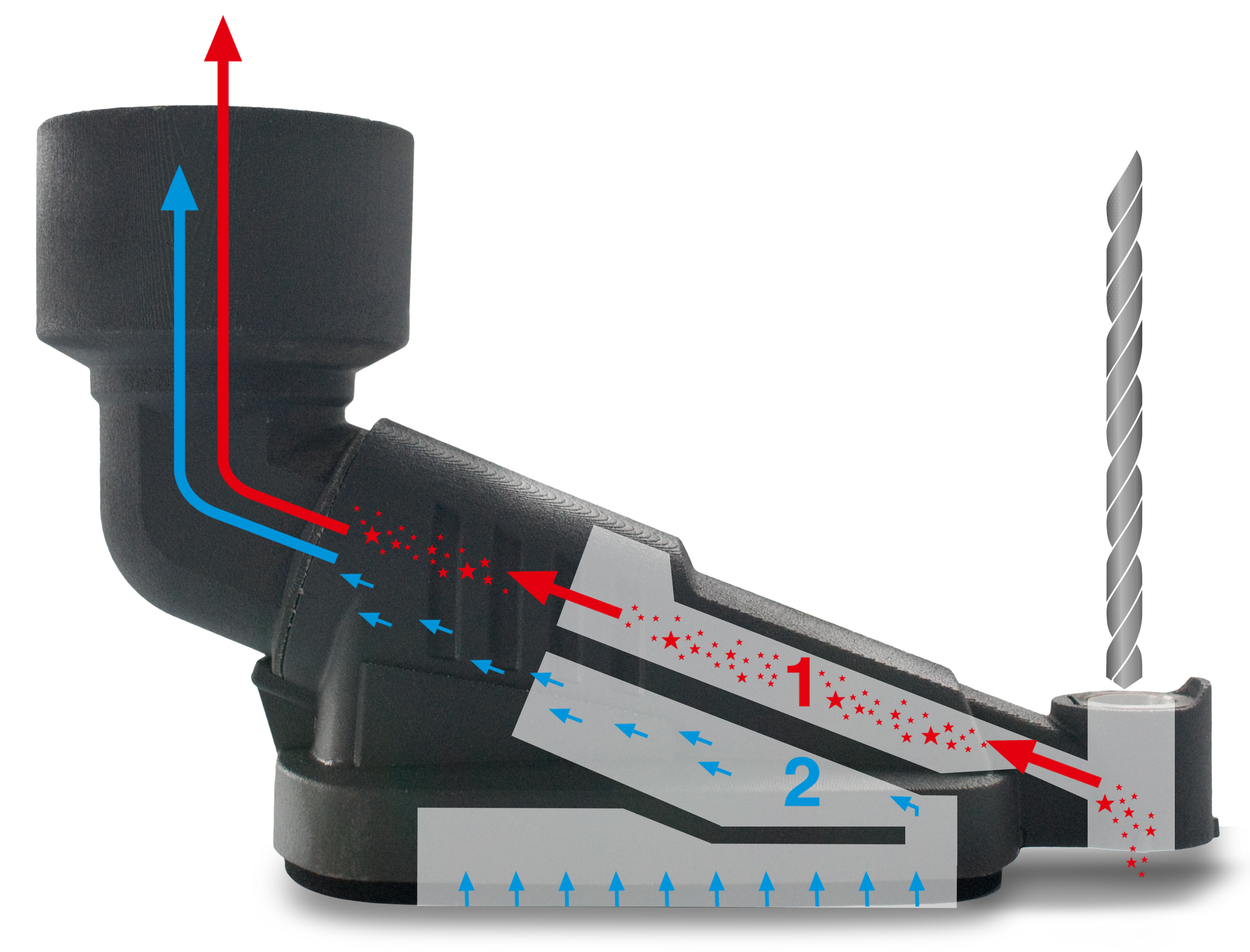 Starmix Bohrstaubabsaugung "Bohrfixx" BF 12 W