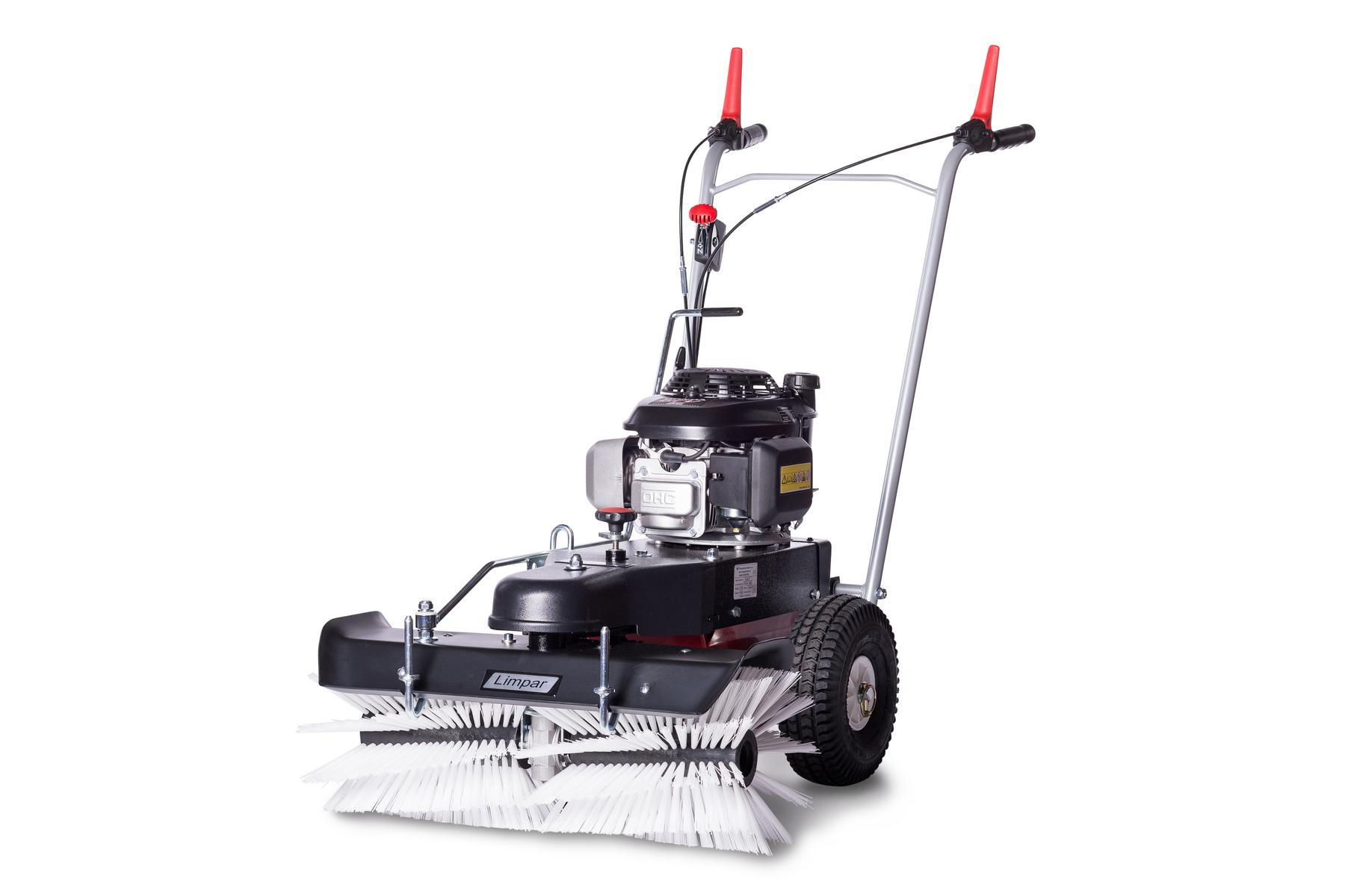 Limpar 72 Kehrmaschine  Honda GCV 170 Motor  inkl. Schneeräumschild Schneeketten