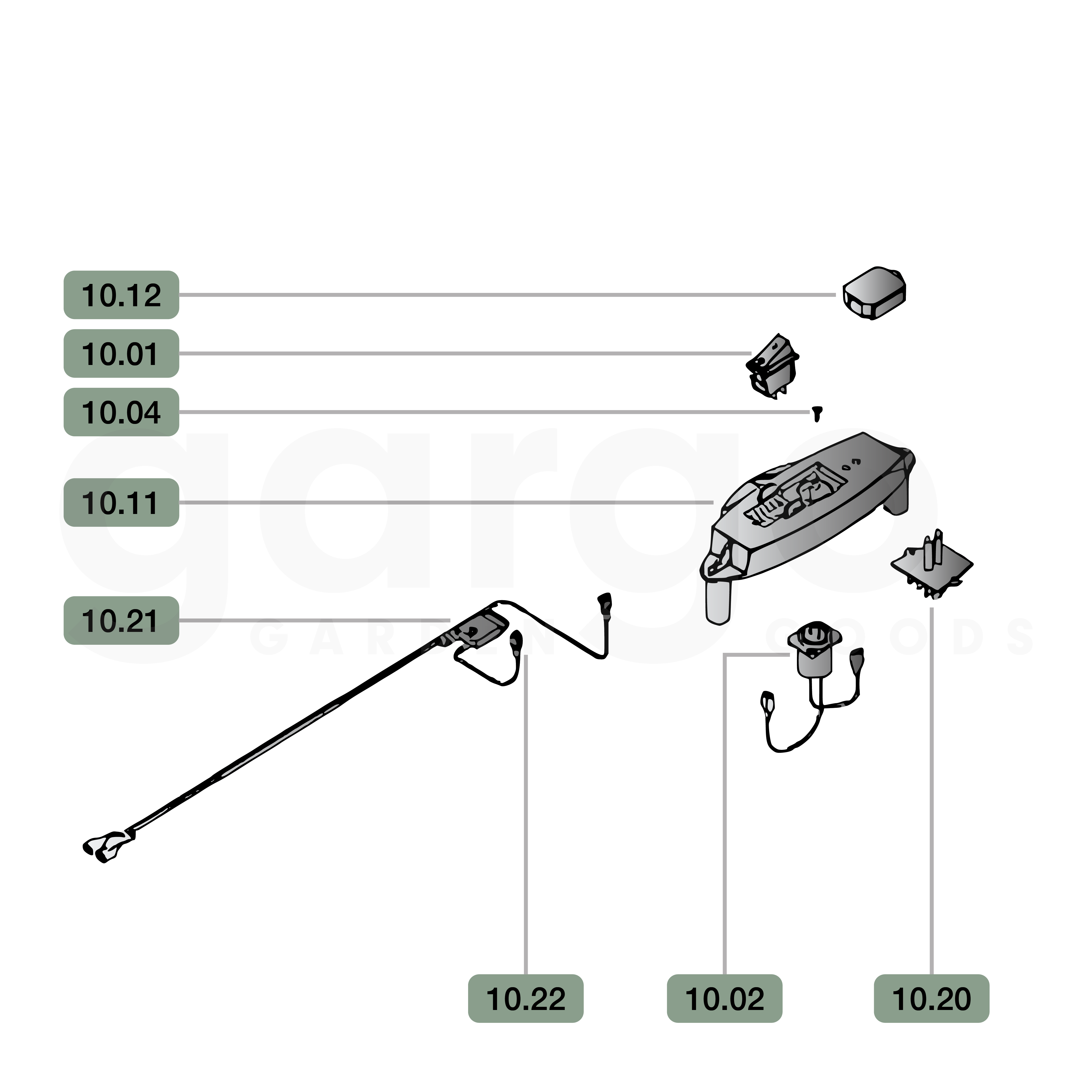 Set Schalterplatte komplett haaga 677