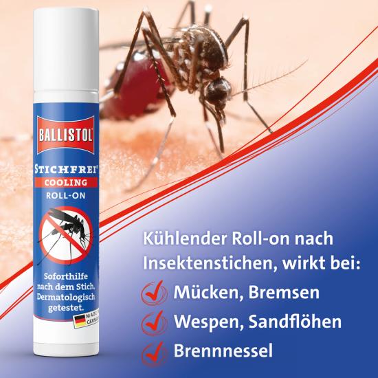 Ballistol® Stichfrei Cooling, Roll-On - neu bei ★ HUG Technik ✓