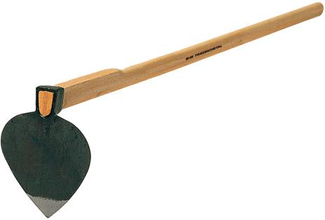 Herzhacke, breit, Gr. 0 mit Eschenstiel 135 cm