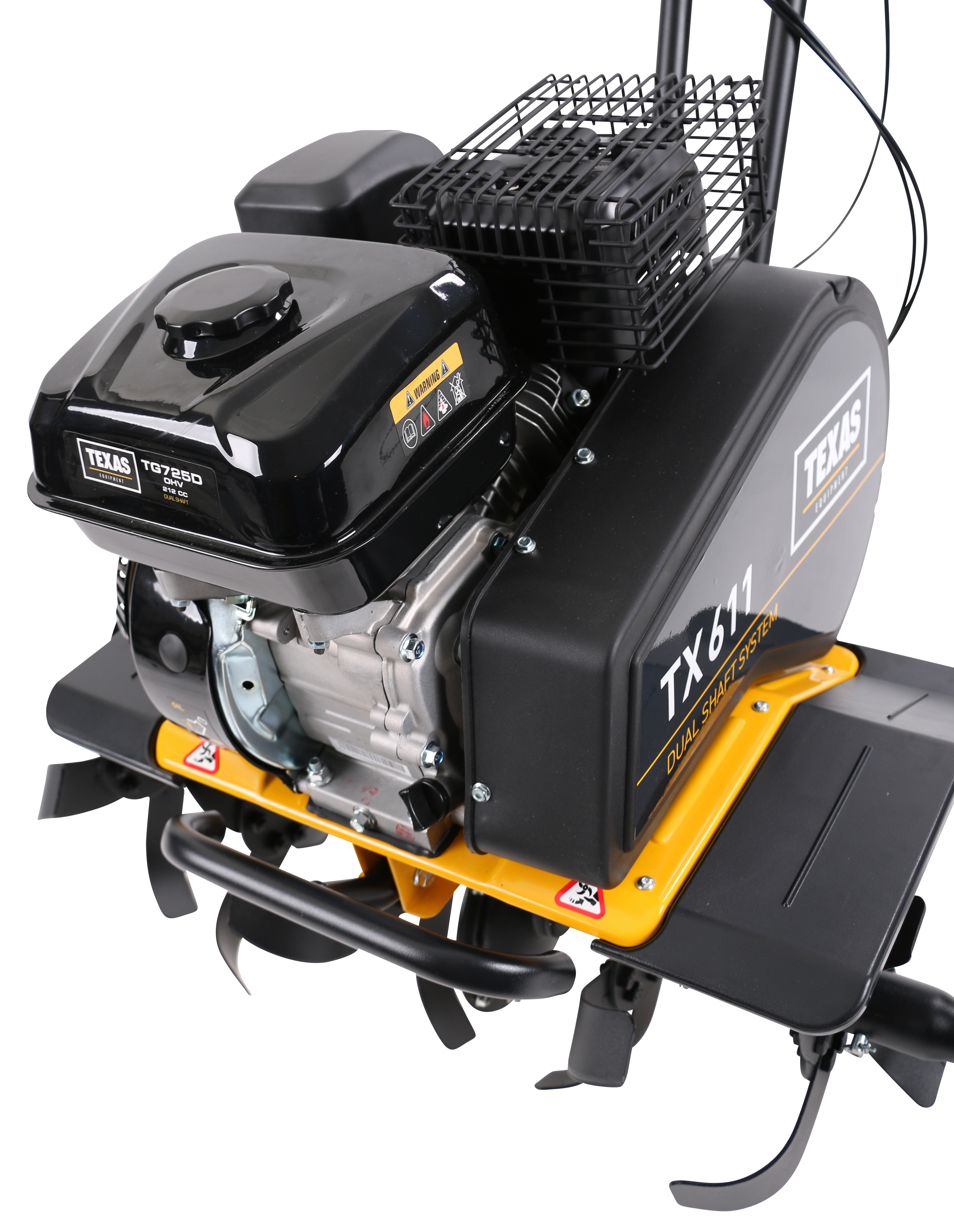 Texas Gartenfräse TX611TG Dual-Shaft