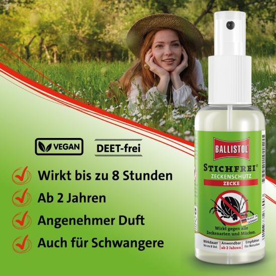 Ballistol® Stichfrei Zecke Pump-Spray - bekommst Du bei ★ HUG Technik ✓