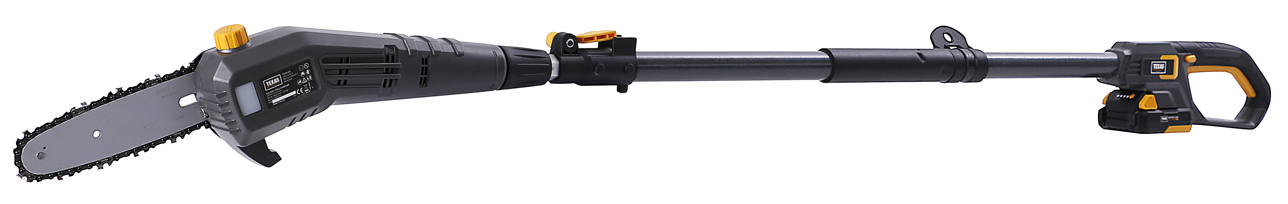 Texas Akku Teleskopkettensäge PCX2000 (20V) mit Akku+Ladegerät